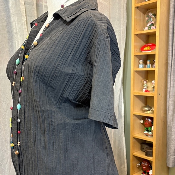 A.L.C. Dark Gray Button Down Shirt - Picture 2 of 4